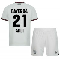 Bayer Leverkusen Amine Adli #21 Replica Away Minikit 2023-24 Short Sleeve (+ pants)